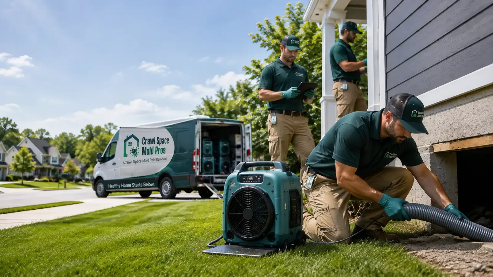 Crawl Space Mold Removal in Aurora, IL
